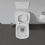 DURAVIT DuraStyle Wand-WC 540 mm spülrandlos mit WonderGliss, weiß