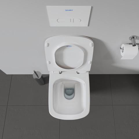 DURAVIT DuraStyle WC-Sitz mit SoftClose Absenkautomatik & Edelstahl-Scharnieren, Weiß