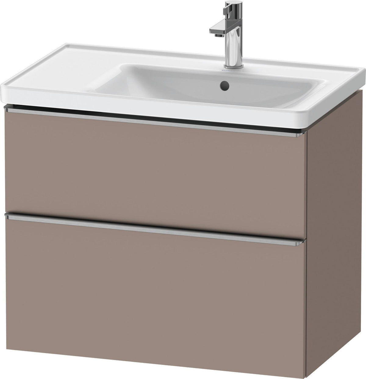 Duravit D-Neo Waschtischunterbau 784 mm Eiche Schwarz Bronze, wandhängend, 1 Auszug