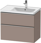 Duravit D-Neo Waschtischunterbau 784 mm Eiche Schwarz Bronze, wandhängend, 1 Auszug