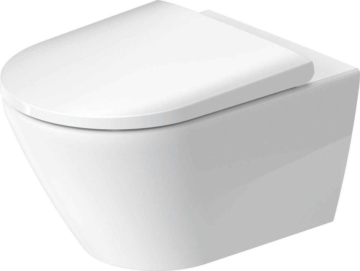 DURAVIT D-Neo Wand-Tiefspül-WC 540 mm spülrandlos weiß inkl. Durafix