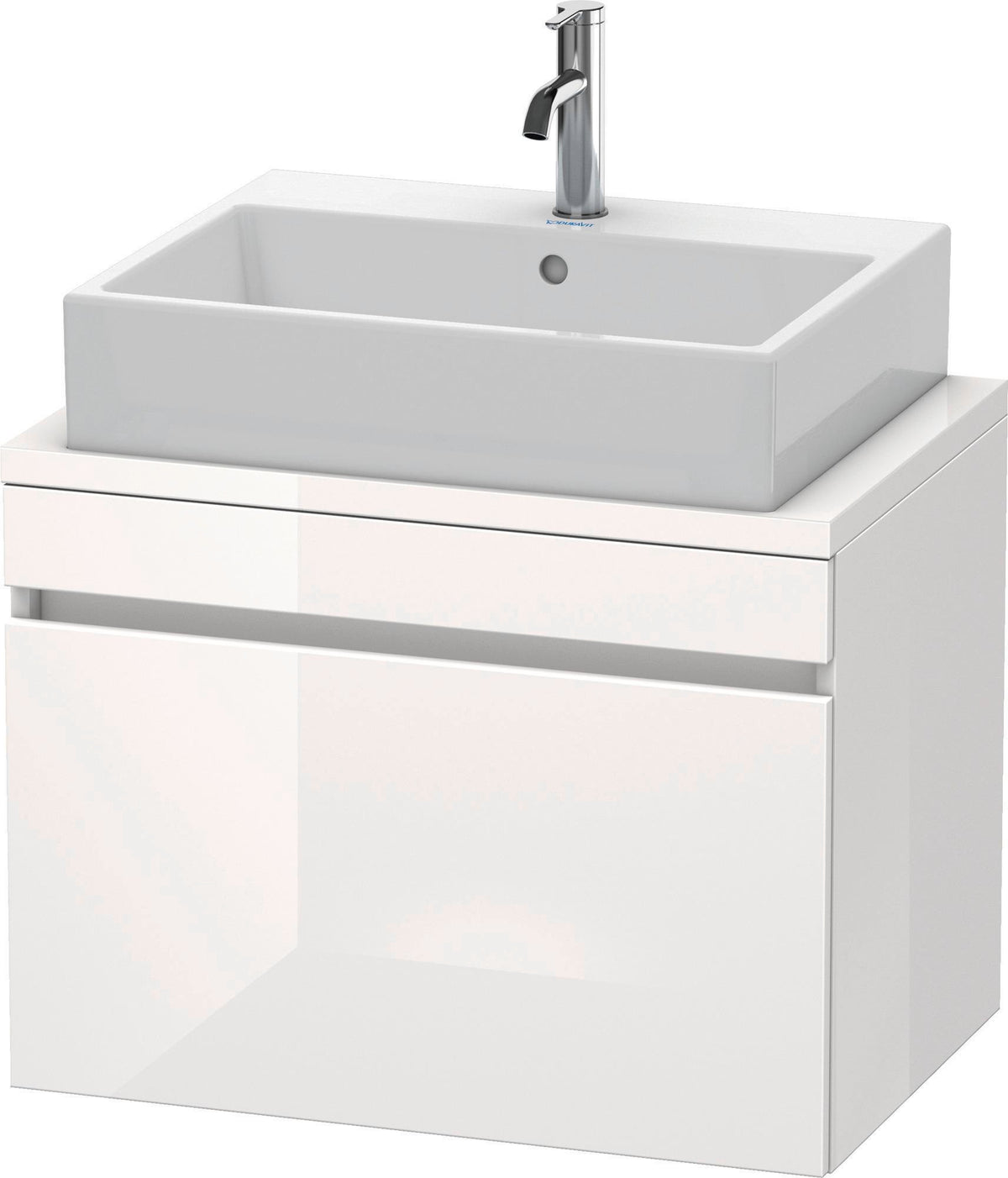DURAVIT DuraStyle Konsolenunterschrank 700 mm betongrau matt mit Soft-Close-Auszug