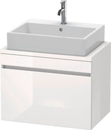 DURAVIT DuraStyle Konsolenunterschrank 700 mm betongrau matt mit Soft-Close-Auszug