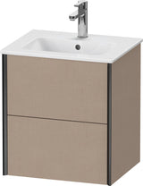 DURAVIT XViu Waschtischunterbau wandhängend 510 mm mit 2 Schubkästen und Tip-on Technik