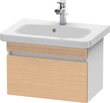 DURAVIT DuraStyle Waschtischunterbau wandhängend 580 mm betongrau matt mit Soft-Close-Auszug