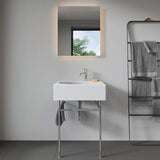 DURAVIT Design Classics Wandwaschtisch 615 mm, Becken links, mit Überlauf, weiß