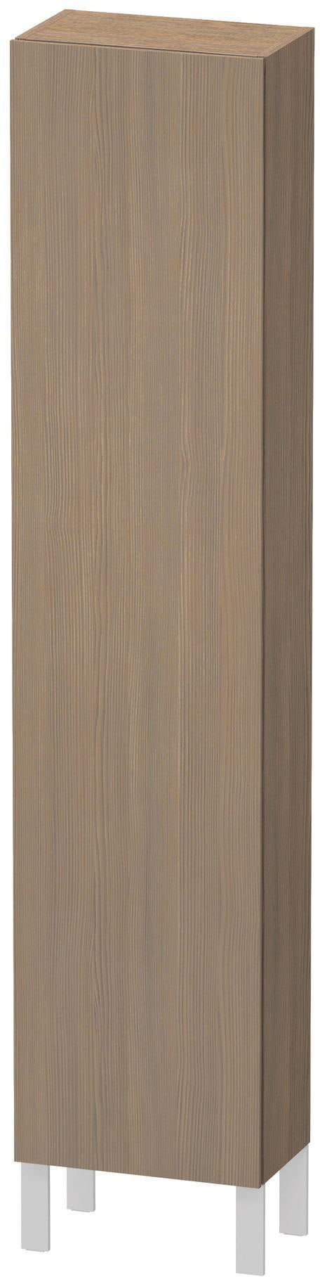 Duravit L-Cube Hochschrank 1760 mm Nussbaum mit Soft-Close-Tür
