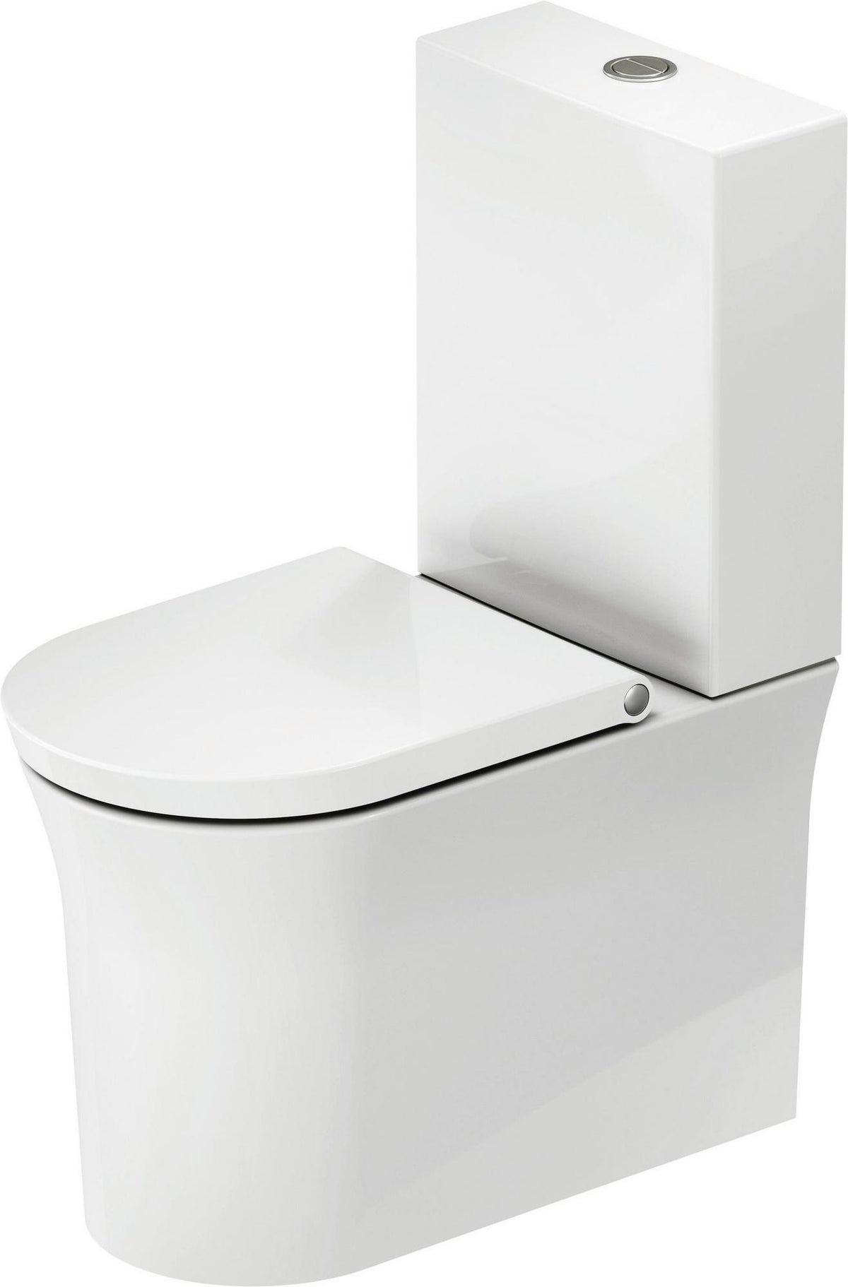 DURAVIT White Tulip Stand-WC 650 mm spülrandlos von Philippe Starck – Weiß