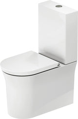 DURAVIT White Tulip Stand-WC 650 mm spülrandlos von Philippe Starck – Weiß