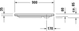 DURAVIT D-Code Duschwanne 800x800 mm Weiß Sanitäracryl mit Antislip