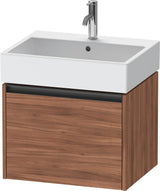 Duravit Ketho.2 Waschtischunterbau 584 mm betongrau matt – wandhängend, 1 Auszug, Soft-Close