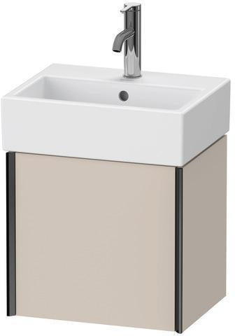 Duravit Waschtischunterbau XVIU 397x434x334mm Pro sw ma TA li ta s-matt – wandhängend, 1 Tür, Aluminiumprofil