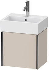 Duravit Waschtischunterbau XVIU 397x434x334mm Pro sw ma TA li ta s-matt – wandhängend, 1 Tür, Aluminiumprofil