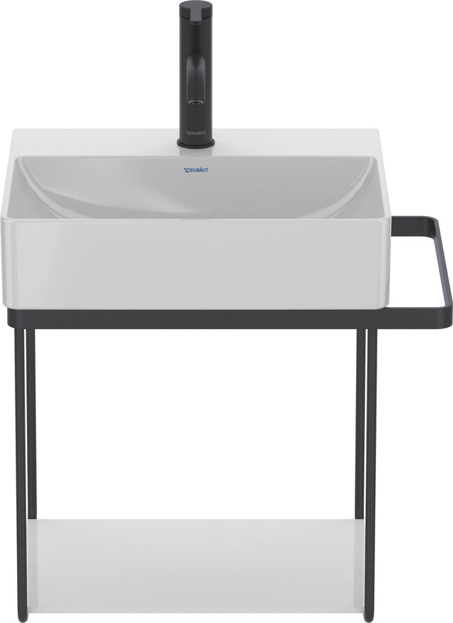 DURAVIT DuraSquare Handwaschbecken 450 mm mit Hahnlochbank, weiß, ohne Überlauf