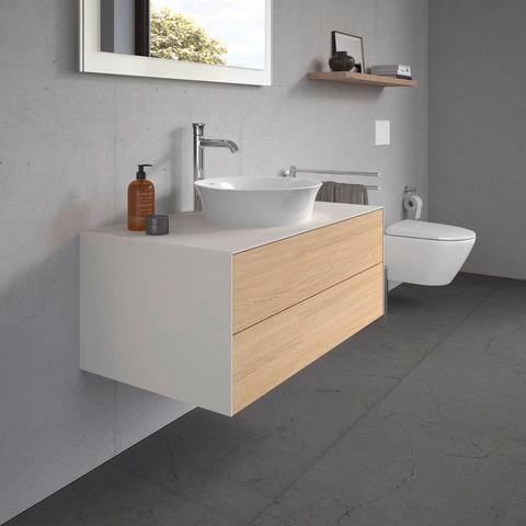 DURAVIT White Tulip Waschtischunterbau wandhängend 1000 mm, 2 Schubkästen, Weiß Seidenmatt
