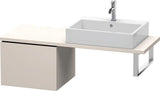 Duravit L-Cube Konsolenunterschrank 520 mm amerikanisch Nussbaum mit Tip-On-Technik