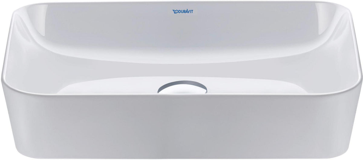 DURAVIT Cape Cod Aufsatzbecken 430mm Weiß ohne Überlauf mit WonderGliss