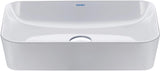 DURAVIT Cape Cod Aufsatzbecken 430mm Weiß ohne Überlauf mit WonderGliss