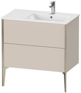 Duravit Waschtischunterbau XVIU 810x834x480mm 2 Auszüge Ahorn Mitte Schürze