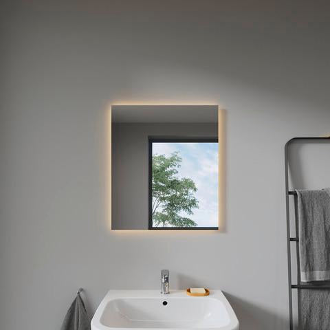 Duravit D-Code Waschtisch 550 mm weiß mit Überlauf und Hahnlochbank – Wandmontage