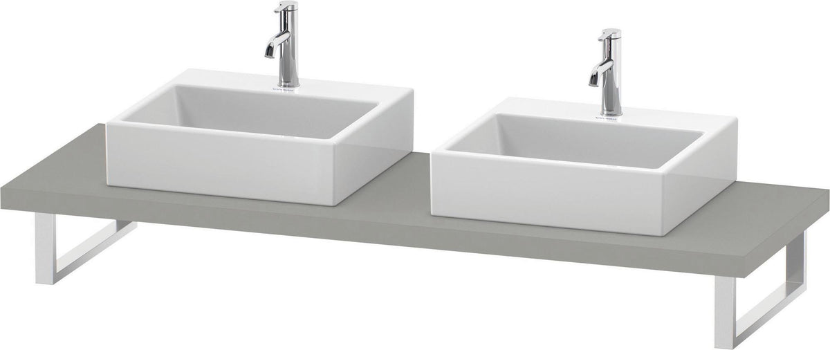 Duravit DuraStyle Konsole 2 Ausschnitte 45x550x800-2000 mm Weiß Matt