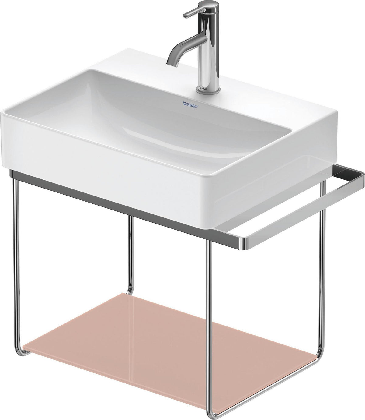 DURAVIT DuraSquare Glaseinleger 470x310 mm – Sicherheitsglas-Ablage in Jade