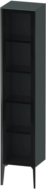 Duravit Hochschrank XViu 1770 mm Glasfront dolomiti grey hochglanz, rechts, Push-Open