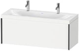 Duravit XViu Möbelwaschtischset 1200 mm mit Unterbau, 1 Hahnloch und Raumsparsiphon
