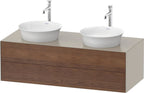 amerikanisch nussbaum / taupe seidenmatt / Massivholz
