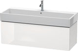 Duravit L-Cube Waschtischunterbau 1184 mm taupe supermatt mit Tip-On-Technik für Vero Air