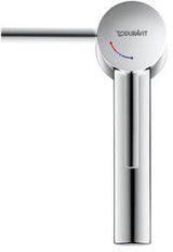 Duravit Circle Einhebel-Waschtischmischer Chrom – ohne Zugstange, 100 mm Auslauf, Keramikmischsystem