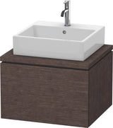 DURAVIT L-Cube Konsolenwaschtischunterbau 620 mm betongrau matt, 1 Auszug, wandhängend