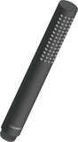 DURAVIT Stabbrause MinusFlow Rund Rain Schwarz Matt – Handbrause mit Antikalksystem, Messing