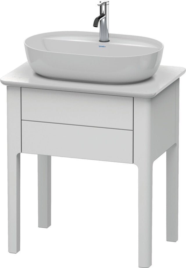 DURAVIT Luv Waschtischunterbau bodenstehend 638 mm weiß seidenmatt mit 1 Auszug
