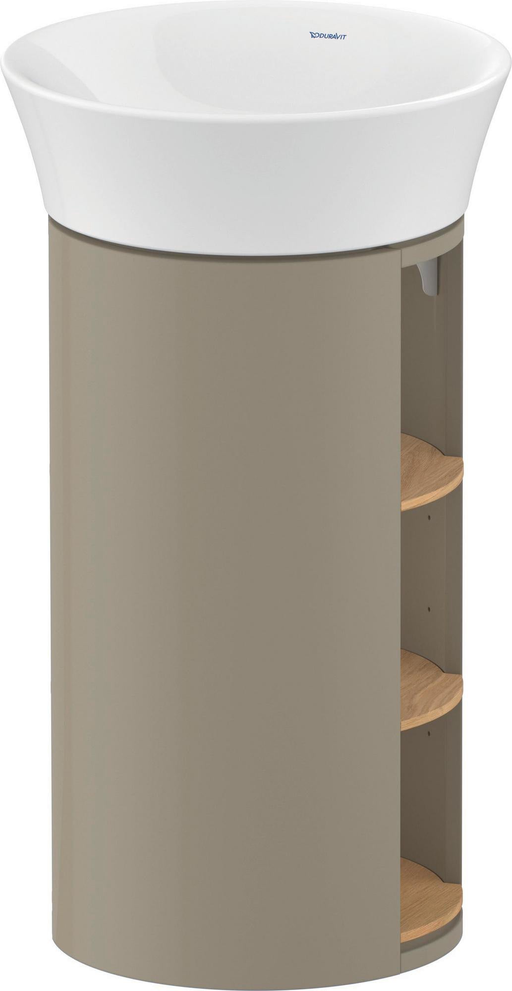 DURAVIT White Tulip Waschtischunterbau bodenstehend 410 mm weiß seidenmatt von Philippe Starck