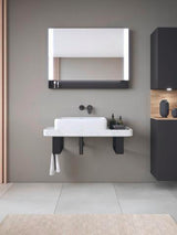 DURAVIT Qatego Aufsatzbecken mit Konsole 1000 mm Weiß Hochglanz HygieneGlaze