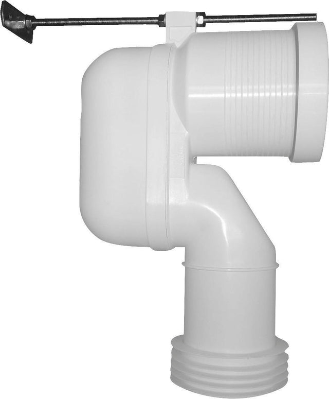 Duravit Vario-Ablaufbogen Universal für Abgang senkrecht, Ø 90 mm, weiß