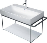 DURAVIT DuraSquare Metallkonsole mit Handtuchhalter links/rechts, chrom – 865 mm