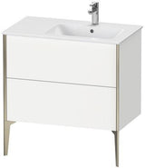 Duravit Waschtischunterbau XVIU 810x834x480mm 2 Auszüge Ahorn Mitte Schürze
