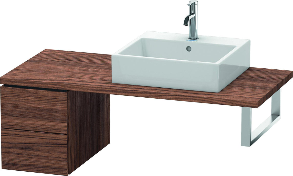 DURAVIT L-Cube Unterschrank 400x320x548mm Weiß Matt mit 2 Schubkästen und Tip-on-Technik
