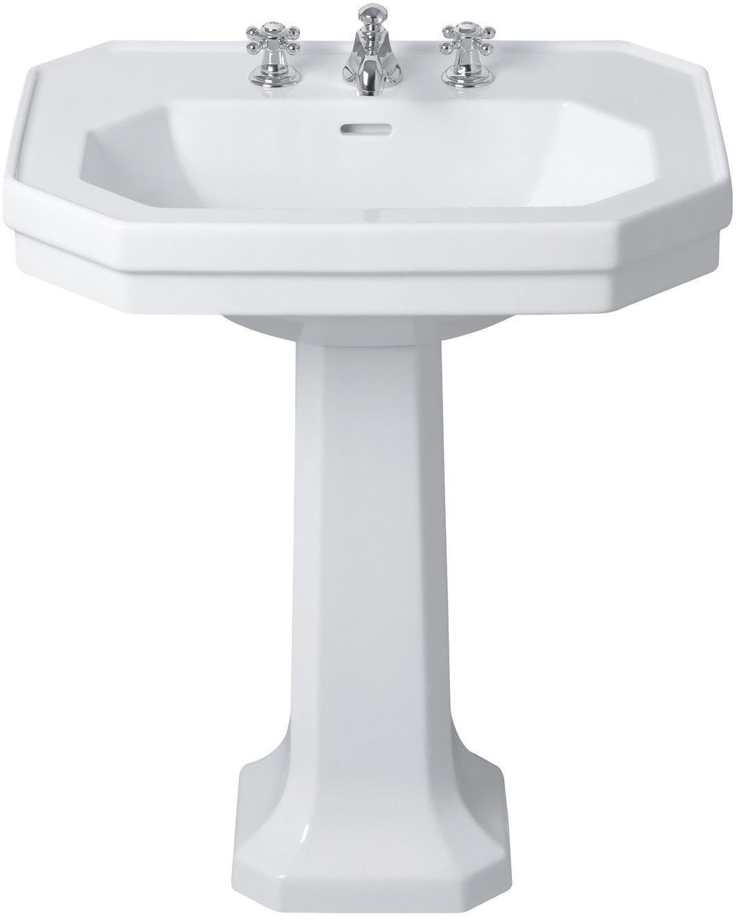 Duravit Waschtisch Serie 1930 600 mm mit Überlauf und 1 Hahnloch, weiß