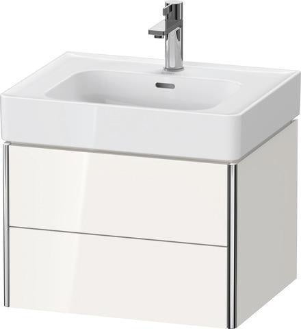 Duravit XSquare Waschtischunterbau 584 mm, 2 Schubkästen, Tip-on, Taupe