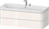 Duravit Happy D.2 Waschtischset 1175 mm wandhängend mit Tip-on Technik und Soft-Close