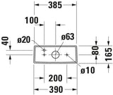 DURAVIT DuraStyle Spülkasten mit WonderGliss, Dual Flush, Anschluss unten links, weiß