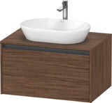 DURAVIT Ketho.2 Konsolen-Waschtischunterbau 800 mm betongrau matt mit 1 Auszug
