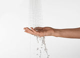 Duravit Handbrause 3-Jet D110 – Soft Rain, Rain & Intense Rain, Chrom Weiß, 110 mm, Antikalk