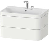 Duravit Waschtischset Happy D.2 Plus 2 Schubkästen 775x490 mm taupe supermatt