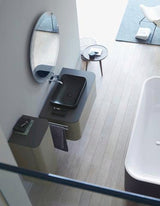 DURAVIT C.1 Einhebel-Waschtischmischer Unterputz 225 mm Schwarz Matt ohne Zugstange