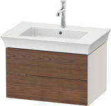 DURAVIT White Tulip Waschtischunterbau 684 mm, 2 Schubkästen, weiß seidenmatt, LED