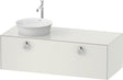 DURAVIT White Tulip Waschtischunterbau 1300 mm wandhängend, 1 Auszug, weiß seidenmatt